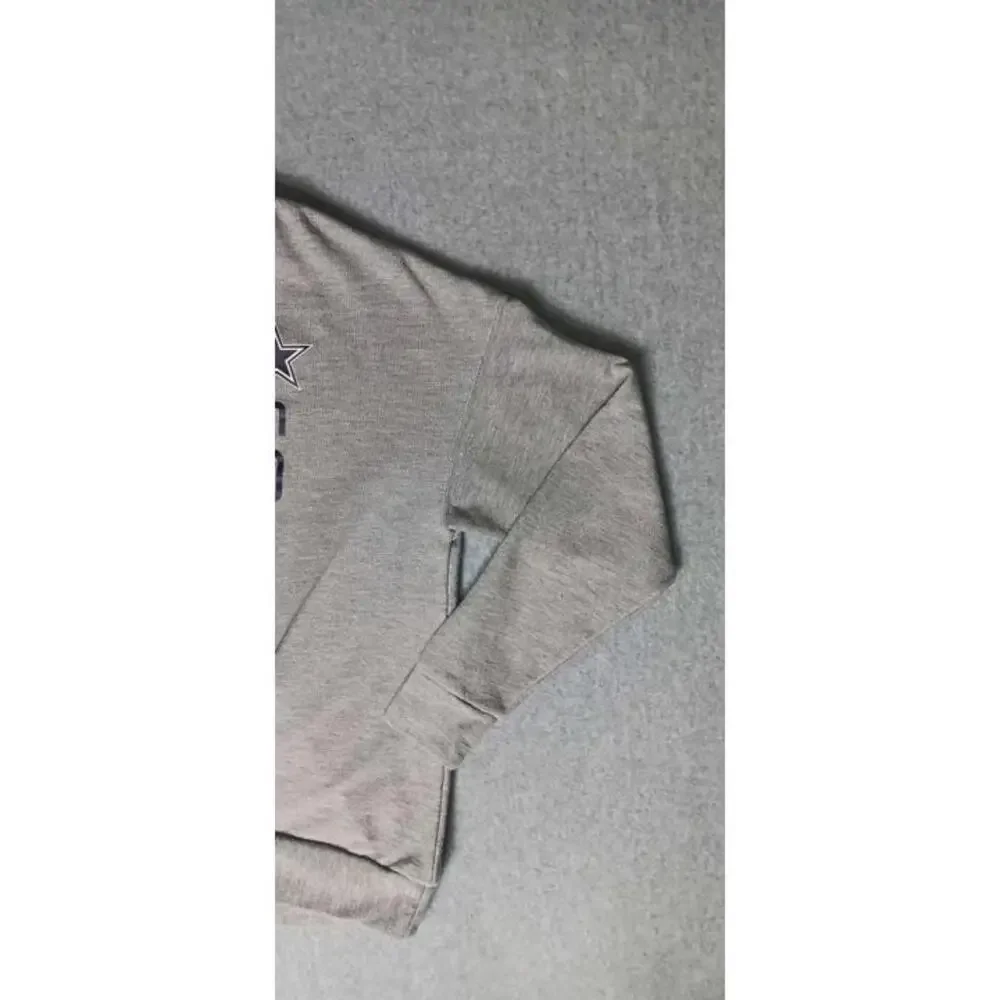 Dallas Cowboys Pulloversweater Womens Size Small Grey And Navy Blue Long Sleeve - Picture 6 of 10